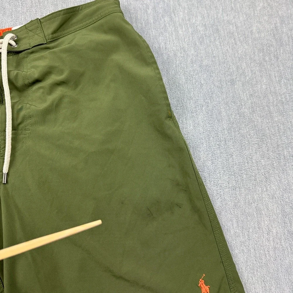 Polo Ralph Lauren Shorts Mens Large Green Kailua Swim Trunks Beach Classic Fit